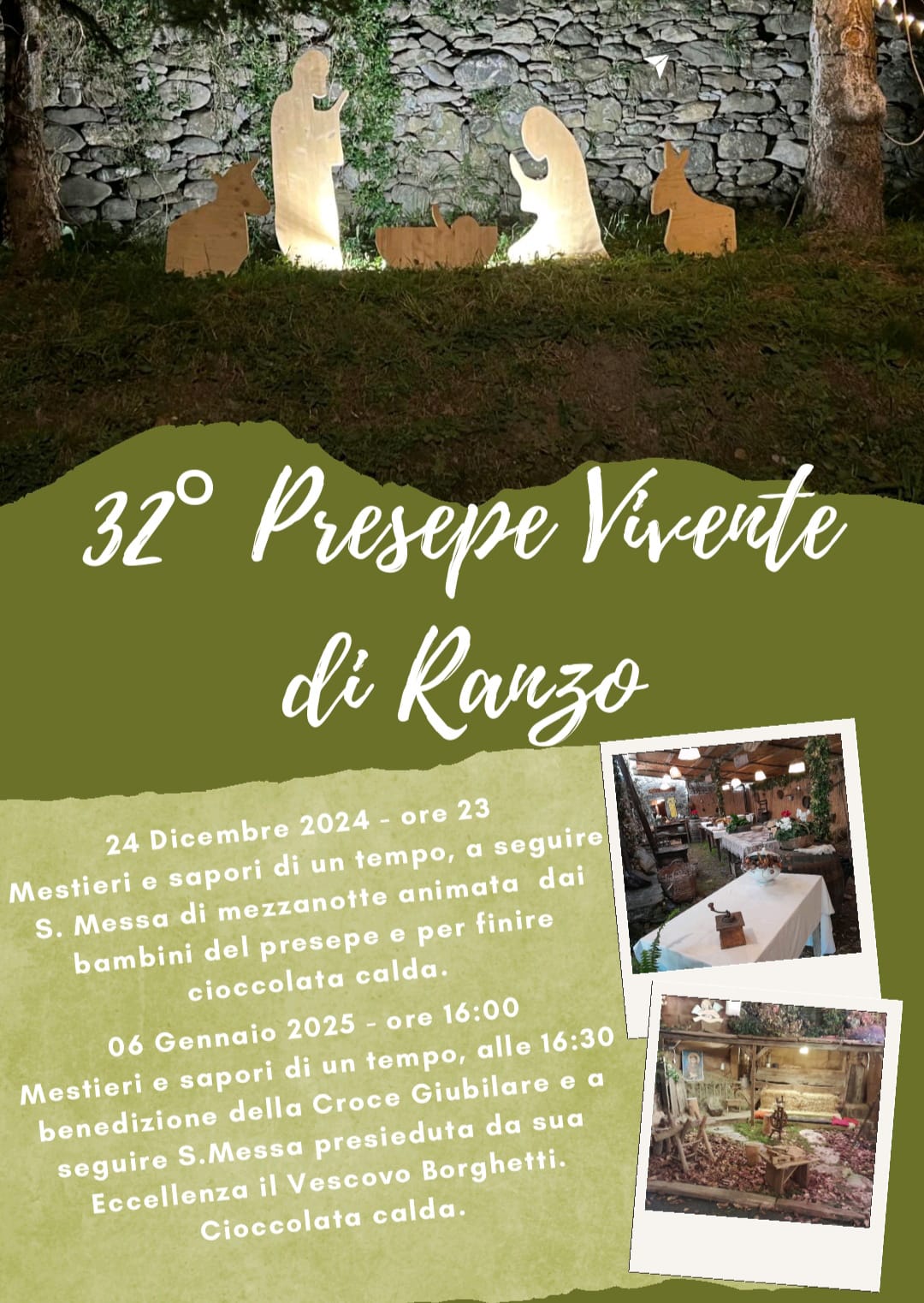 32° EDIZIONE PRESEPE VIVENTE 24 Dicembre e 6 Gennaio 